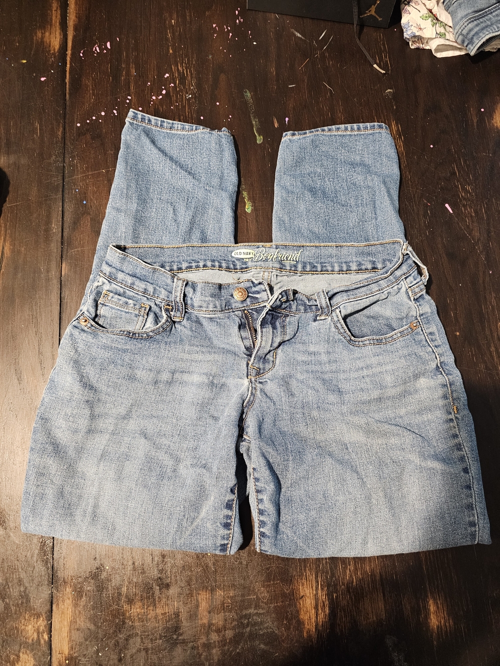 Old Navy Light Blue Boyfriend Jeans